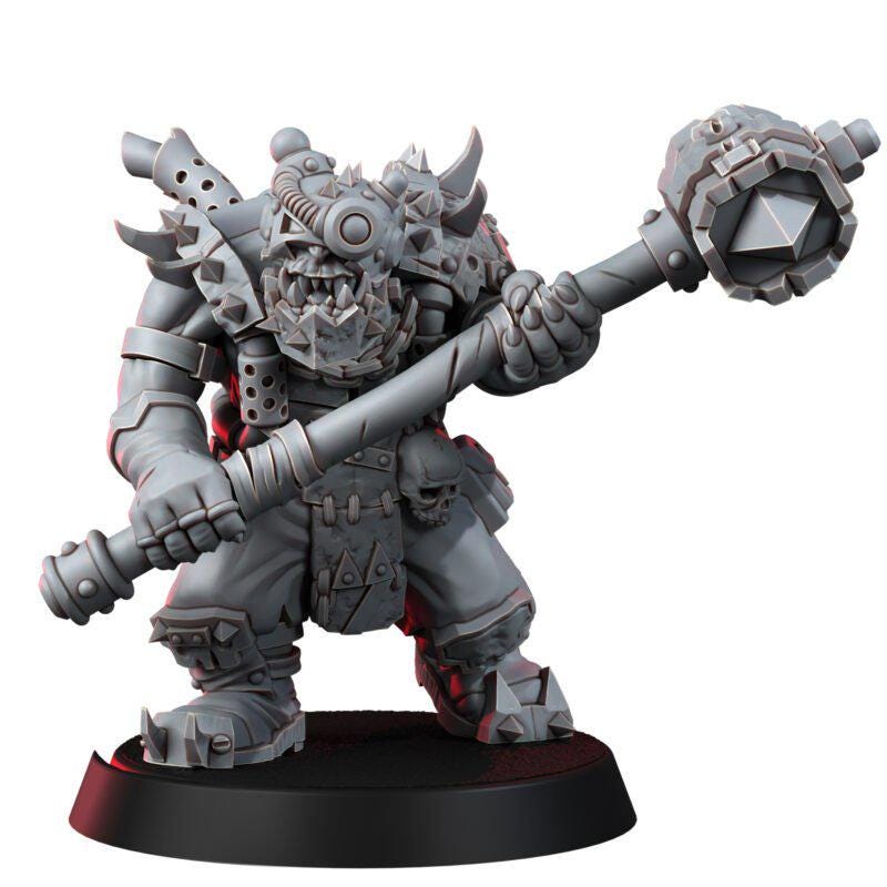 Ork Can Krakkas Squad T2 16k Resin | Unpainted Miniature Wargaming Proxy | Tabletop Anti Tank