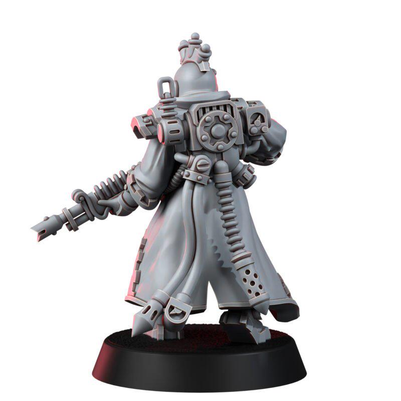 Mechanic Adept Rad Warriors 16K Resin | Unpainted Miniature Wargaming Proxy