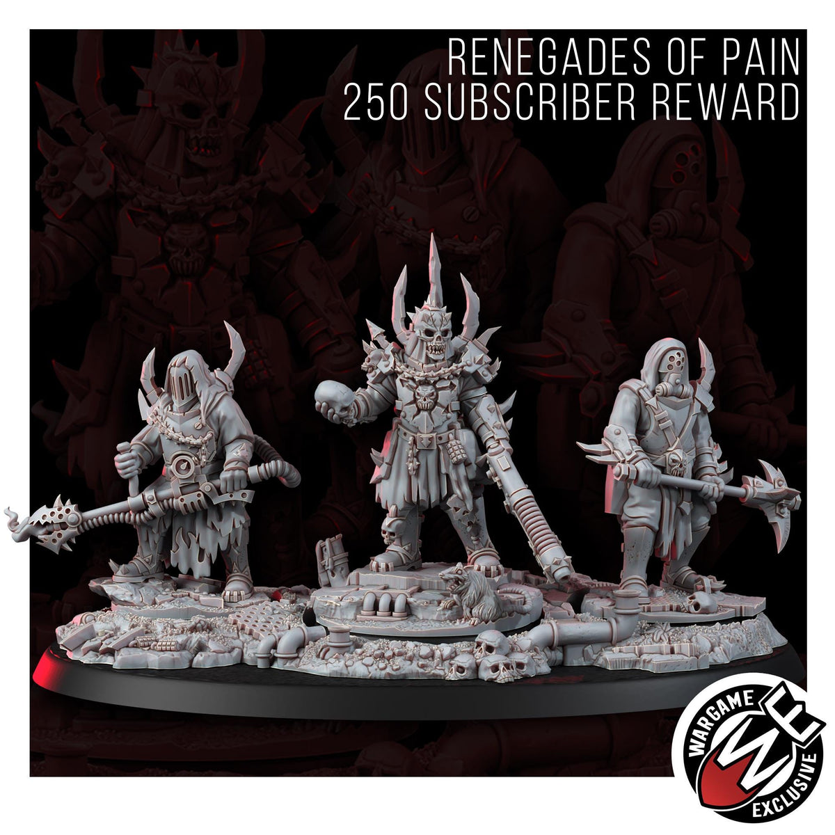 Chaos Renegades Resin Miniatures – Chaos Proxy, Wargame Exclusive – 3D printed 16K resin miniature – photo 4 of 5