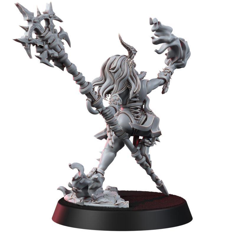 Chaos Renegades Of Pain Cursed Witchcaster – Chaos Proxy, Wargame Exclusive – 3D printed 16K resin miniature – photo 2 of 7