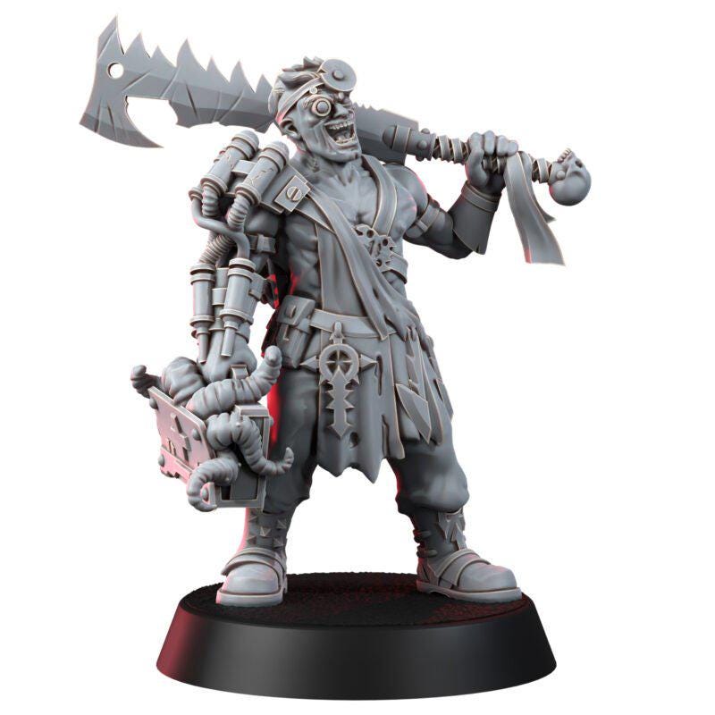 Chaos Renegades Doctor – Chaos Proxy, Wargame Exclusive – 3D printed 16K resin miniature – photo 2 of 8