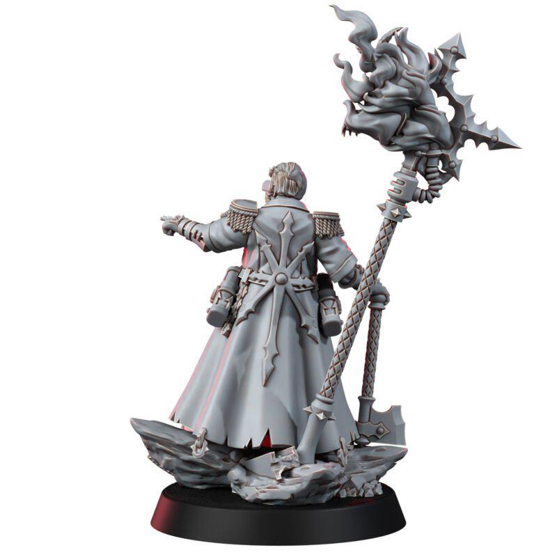 Chaos Renegades Lord Regent Ungvarra Kred – Chaos Proxy, Wargame Exclusive – 3D printed 16K resin miniature – photo 3 of 7