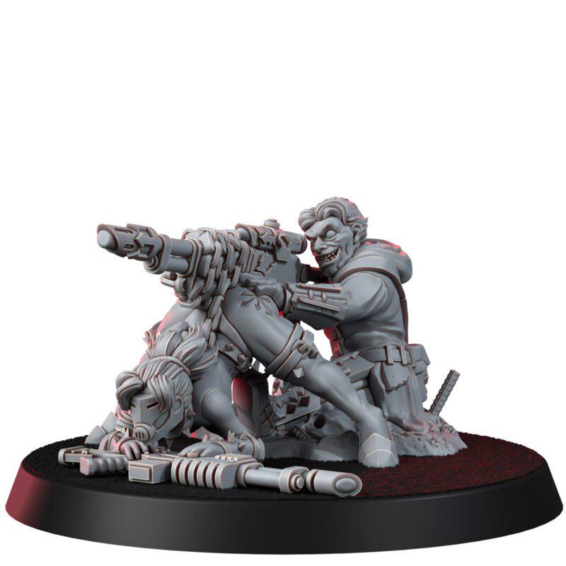 Chaos Renegades Meat Stand Sniper – Chaos Proxy, Wargame Exclusive – 3D printed 16K resin miniature – photo 2 of 8
