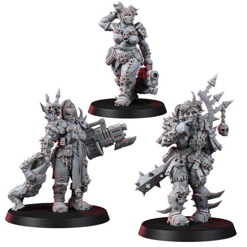 Chaos Renegades Of Pain Momma Ogruns – Chaos Proxy, Wargame Exclusive – 3D printed 16K resin miniature – photo 2 of 9