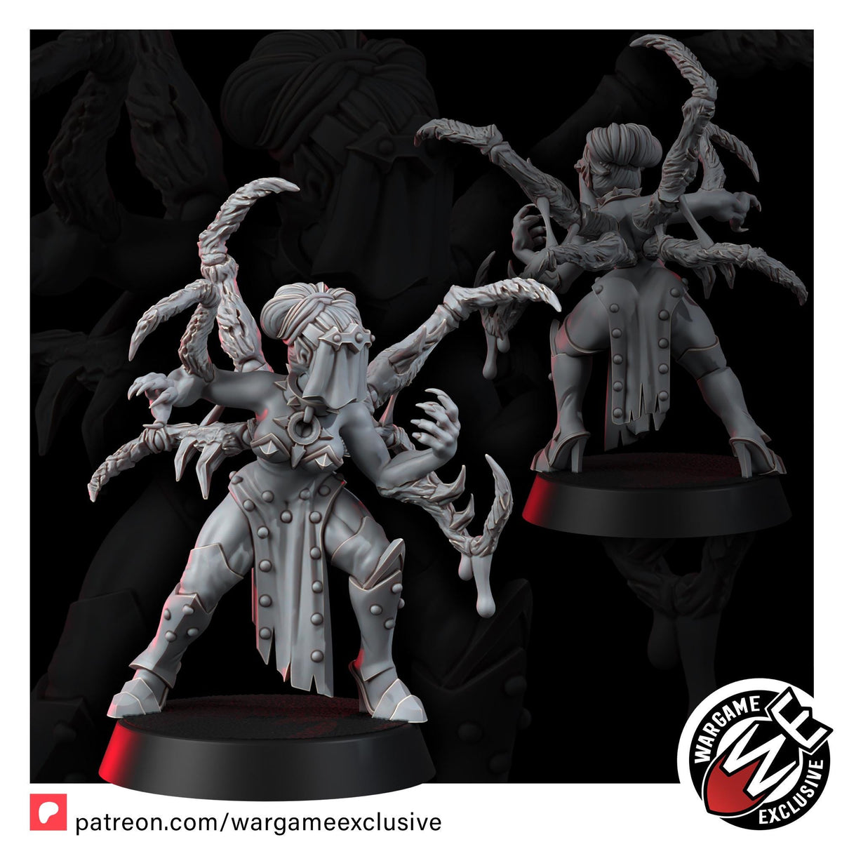 Chaos Renegades Of Pain Mutant Cultists – Chaos Proxy, Wargame Exclusive – 3D printed 16K resin miniature – photo 10 of 19