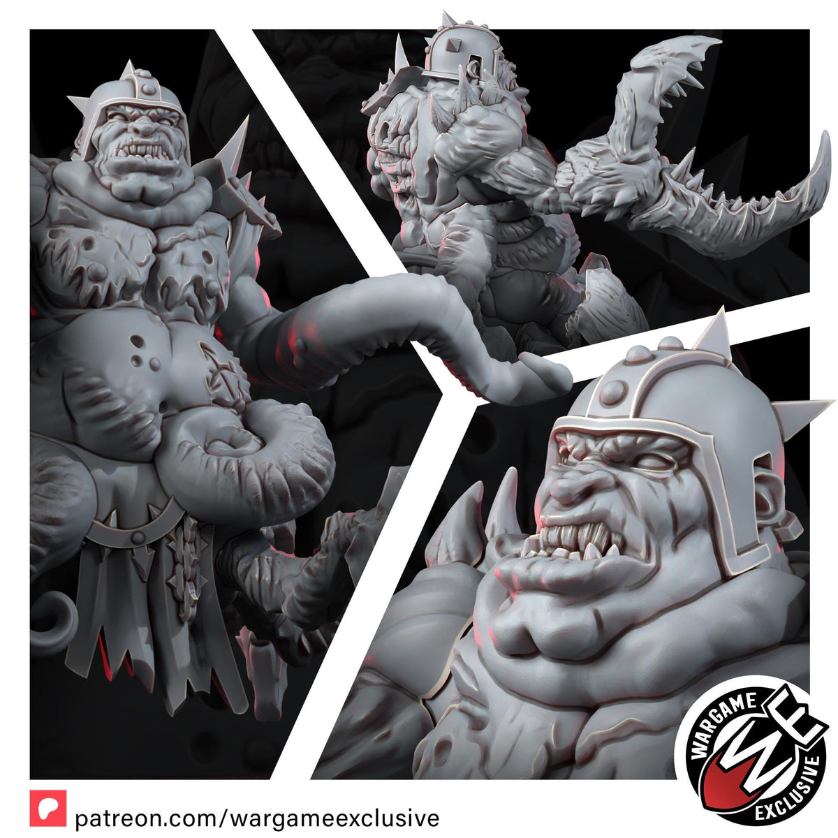 Chaos Renegades Of Pain Mutant Cultists – Chaos Proxy, Wargame Exclusive – 3D printed 16K resin miniature – photo 18 of 19