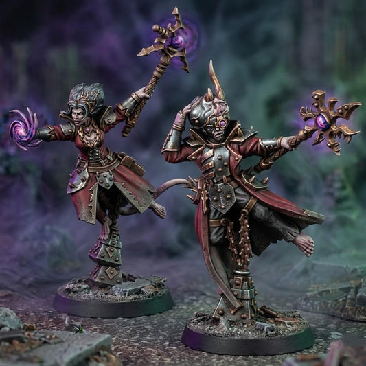Chaos Renegades Of Pain Warped Psions – Chaos Proxy, Wargame Exclusive – 3D printed 16K resin miniature – main photo
