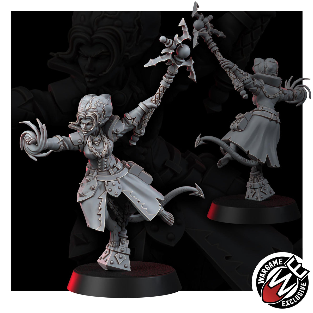 Chaos Renegades Of Pain Warped Psions – Chaos Proxy, Wargame Exclusive – 3D printed 16K resin miniature – photo 8 of 11