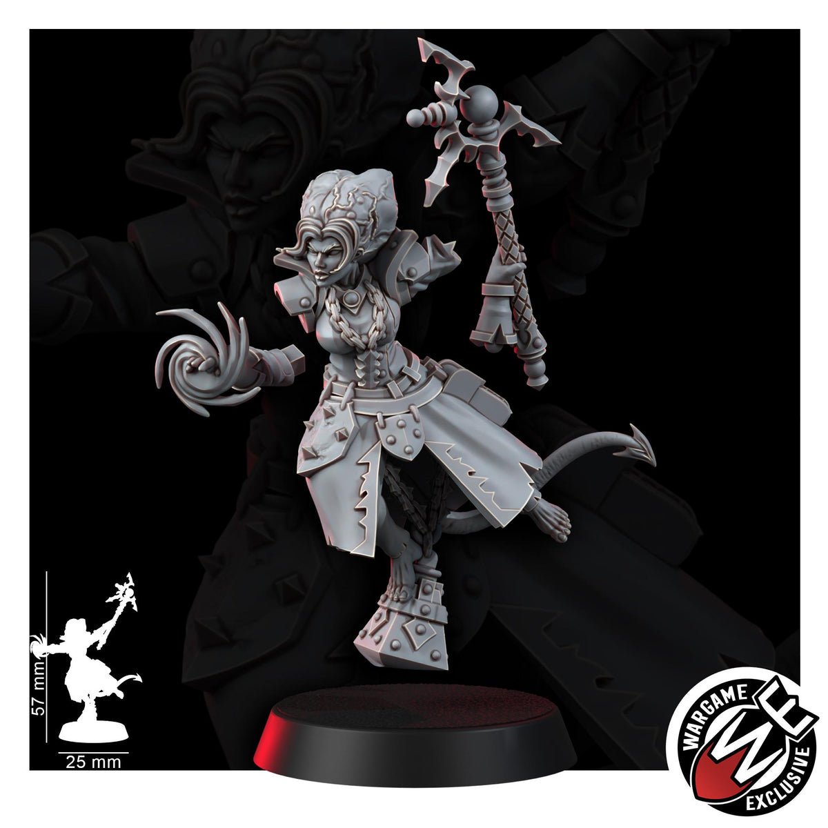 Chaos Renegades Of Pain Warped Psions – Chaos Proxy, Wargame Exclusive – 3D printed 16K resin miniature – photo 10 of 11