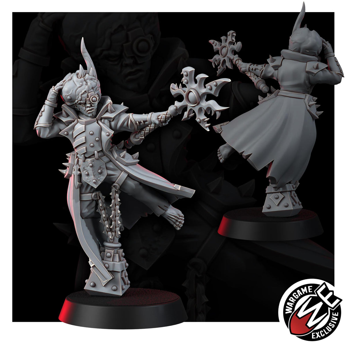 Chaos Renegades Of Pain Warped Psions – Chaos Proxy, Wargame Exclusive – 3D printed 16K resin miniature – photo 9 of 11