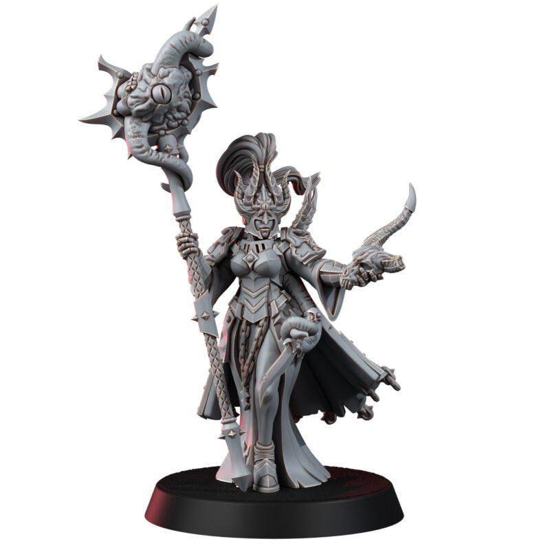 Chaos Renegades Of Pain Witch Coven – Chaos Proxy, Wargame Exclusive – 3D printed 16K resin miniature – photo 7 of 20