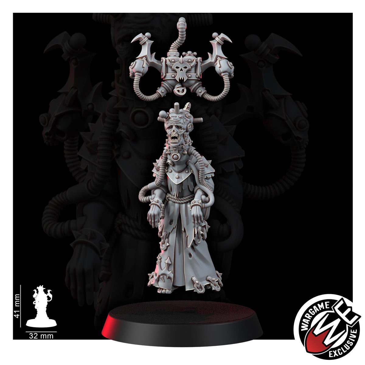 Chaos Renegades Of Pain Witch Coven – Chaos Proxy, Wargame Exclusive – 3D printed 16K resin miniature – photo 20 of 20