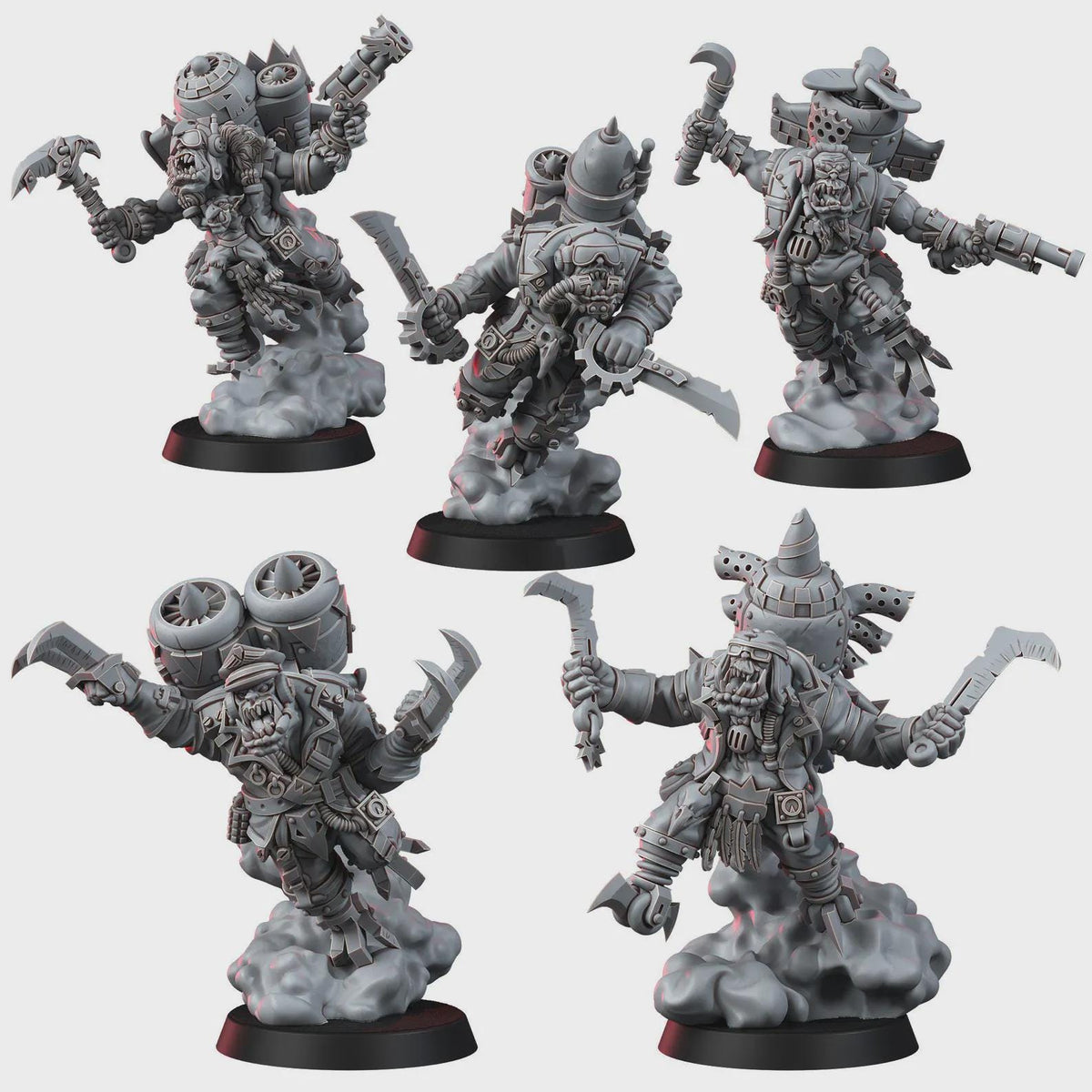 Ork Stormcrows – Ork Proxy, Wargame Exclusive – 3D printed 16K resin miniature – photo 2 of 11