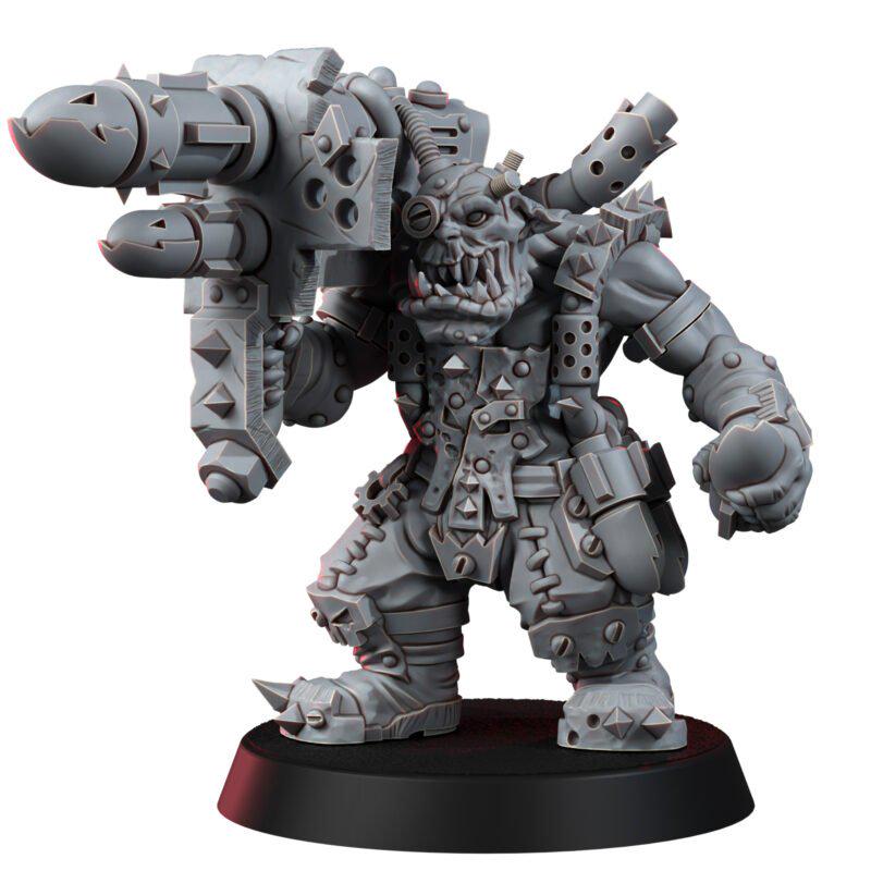 Ork Kan Krakkas T2 – Ork Proxy, Wargame Exclusive – 3D printed 16K resin miniature – photo 3 of 11