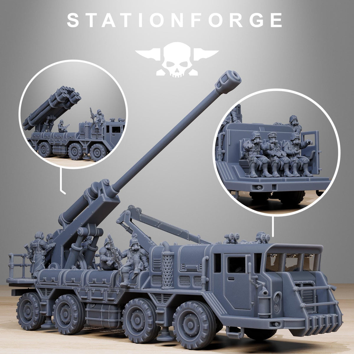 Grimguard Artillery Vehicle – Astra Militarum Proxy