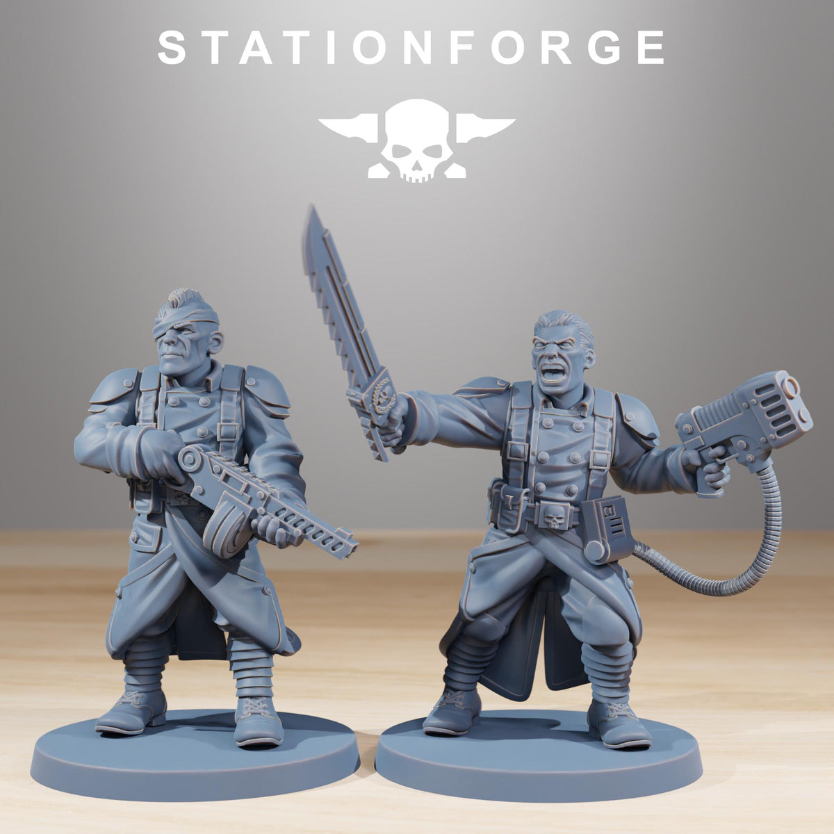 Grimguard Combatants – Astra Militarum Proxy