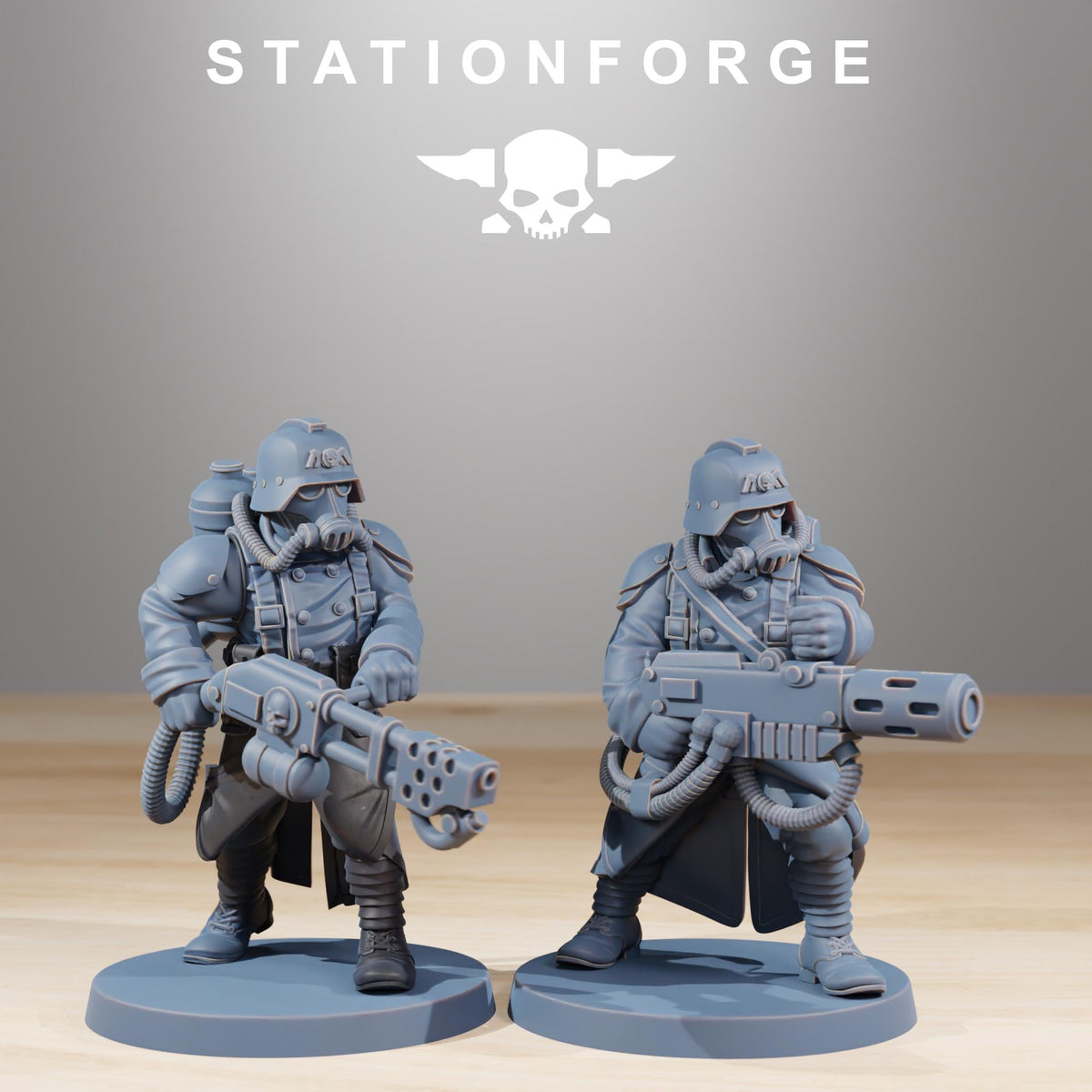 Grimguard Combatants – Astra Militarum Proxy