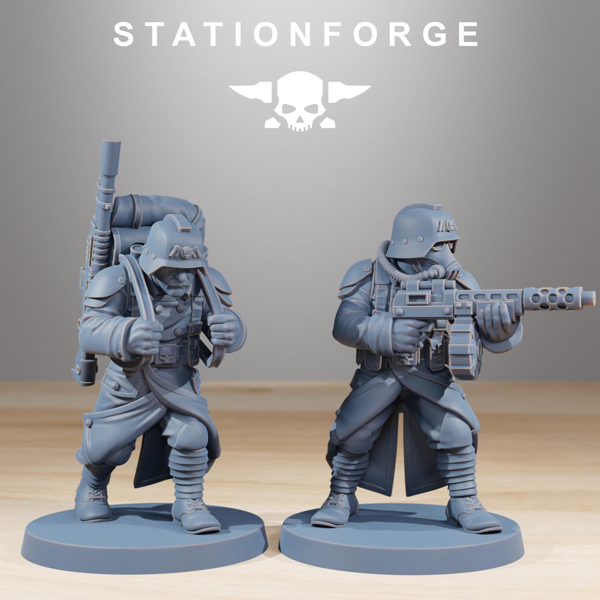 Grimguard Combatants – Astra Militarum Proxy