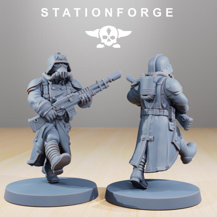 Grimguard Marching Pose – Astra Militarum Proxy