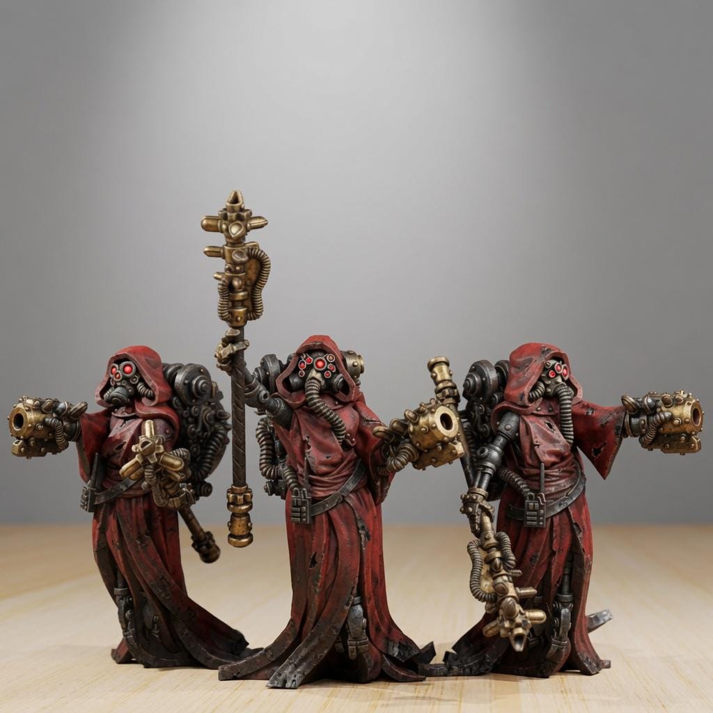 Scavenger Electro Lights – Adeptus Mechanicus Proxy
