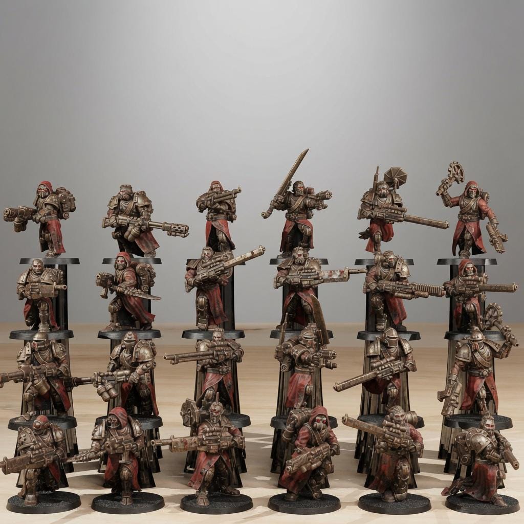 Scavenger Infantry Builder Kit – Adeptus Mechanicus Proxy