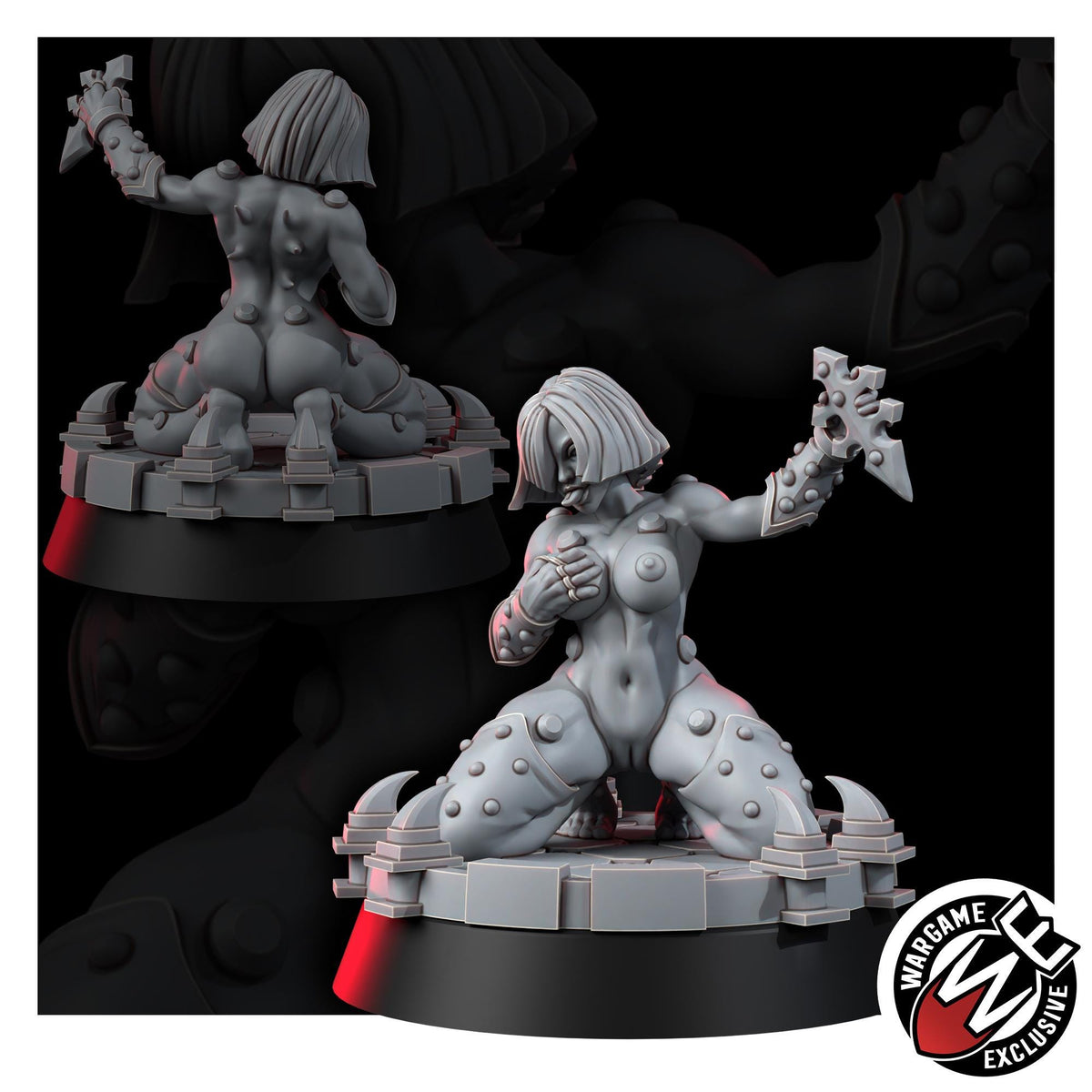 Sisters In Heresy Start Of The Curse – Adepta Sororitas Proxy, Wargame Exclusive – 16K resin miniature – photo 5 of 6