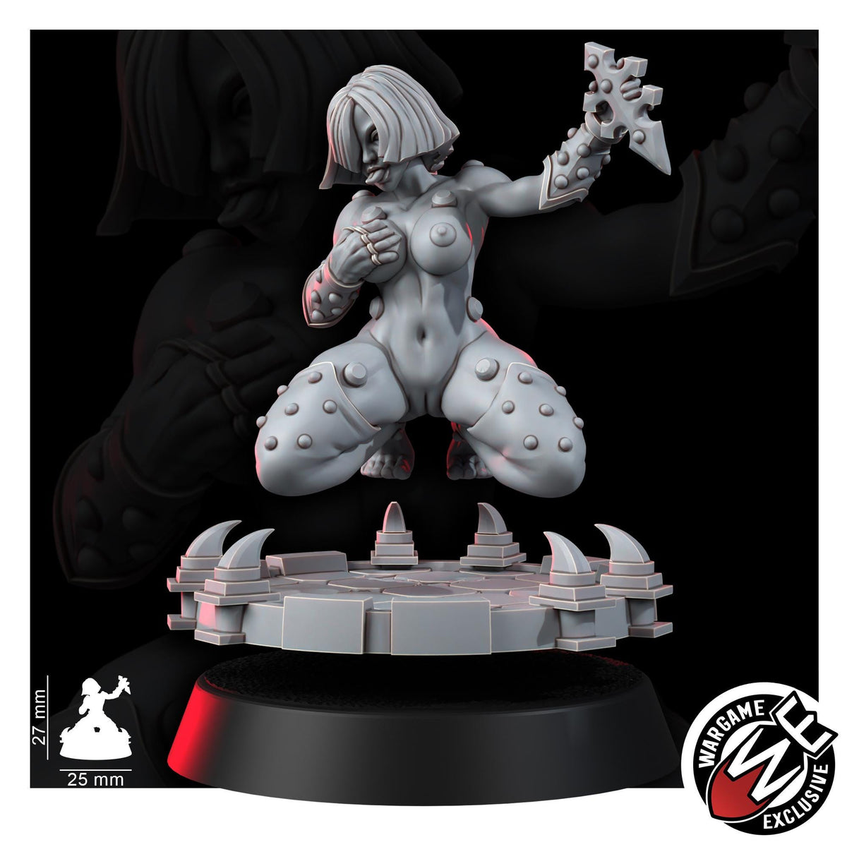 Sisters In Heresy Start Of The Curse – Adepta Sororitas Proxy, Wargame Exclusive – 16K resin miniature – photo 4 of 6