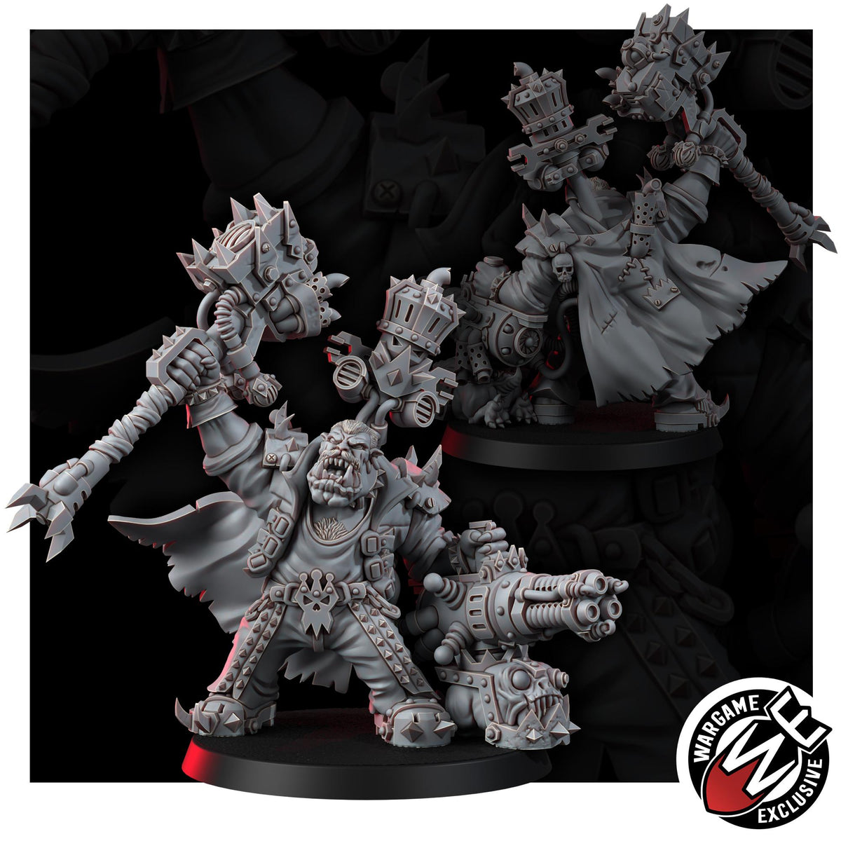 Ork King Freddy Moonqury – Ork Proxy, Wargame Exclusive – 3D printed 16K resin miniature – photo 6 of 7