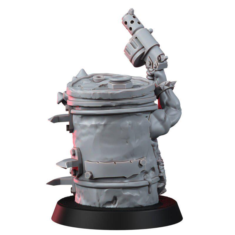 Ork Barrel Boys – Ork Proxy, Wargame Exclusive – 3D printed 16K resin miniature – photo 3 of 10