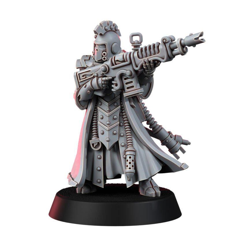 Mechanic Adept Rad Warriors – Adeptus Mechanicus Proxy, Wargame Exclusive – 3D printed 16K resin miniature – photo 10 of 10