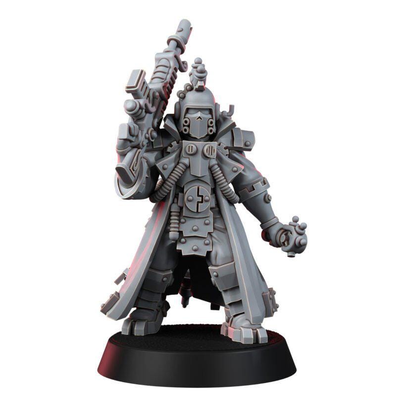 Mechanic Adept Rad Warriors – Adeptus Mechanicus Proxy, Wargame Exclusive – 3D printed 16K resin miniature – photo 4 of 10