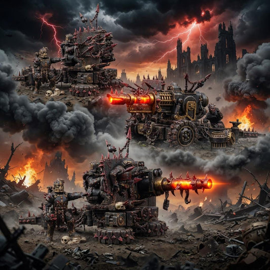 Chaos Renegades Of Pain Agony Guns – Chaos Proxy, Wargame Exclusive – 3D printed 16K resin miniature – main photo