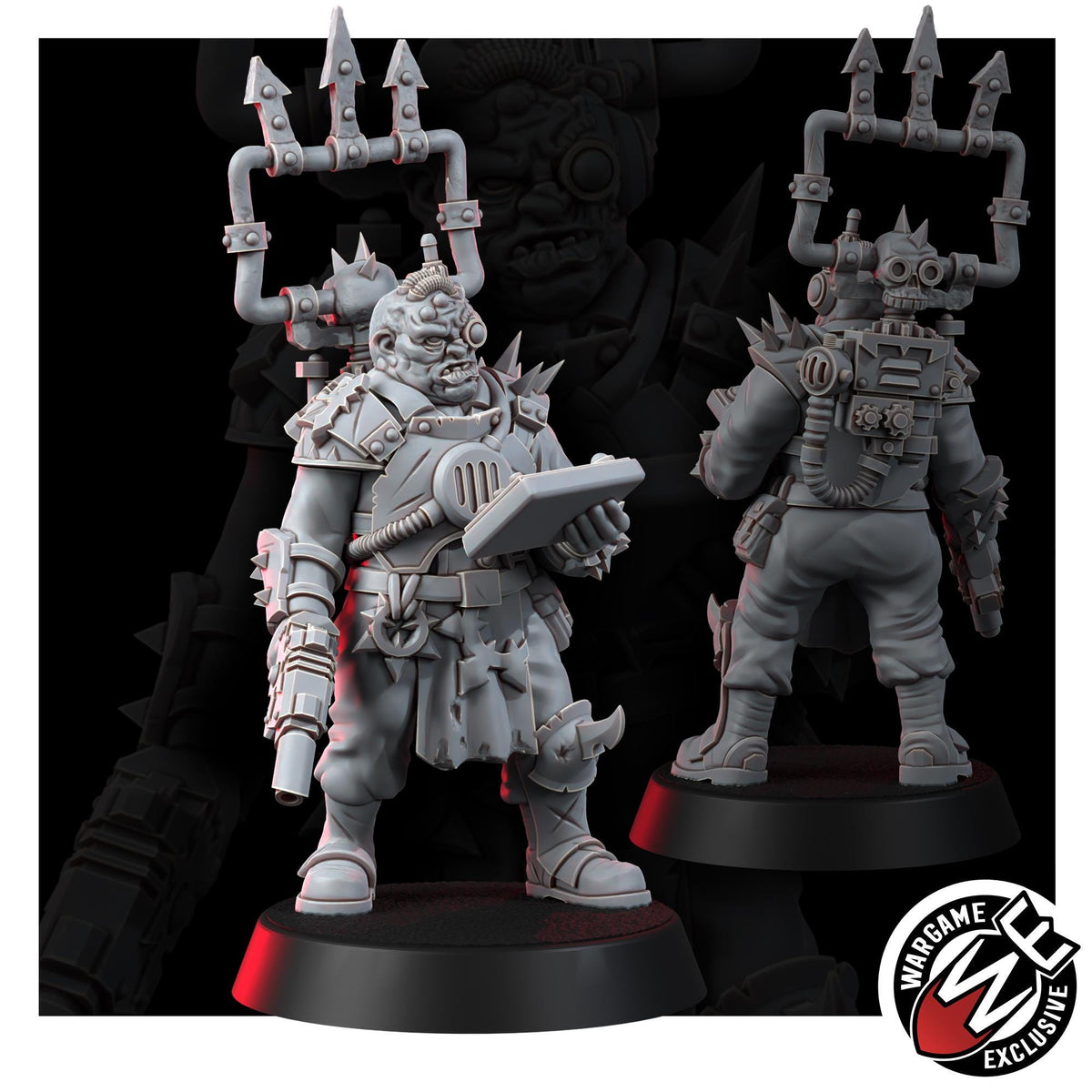 Chaos Renegades Of Pain Killers Team – Chaos Proxy, Wargame Exclusive – 3D printed 16K resin miniature – photo 7 of 10