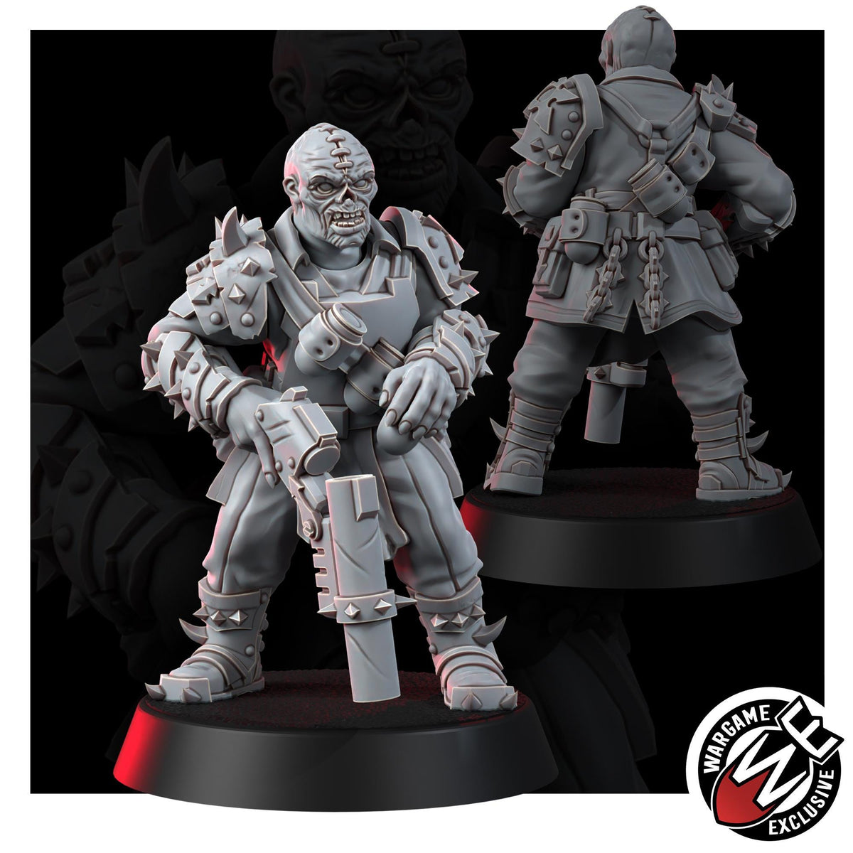 Chaos Renegades Of Pain Killer Team – Chaos Proxy, Wargame Exclusive – 3D printed 16K resin miniature – photo 7 of 10
