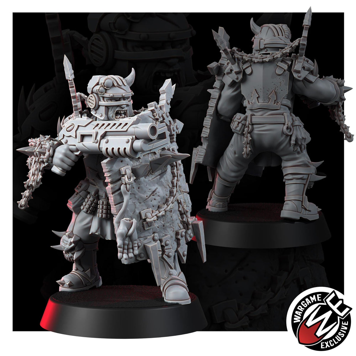 Chaos Renegades Of Pain Killer Team – Chaos Proxy, Wargame Exclusive – 3D printed 16K resin miniature – photo 6 of 10