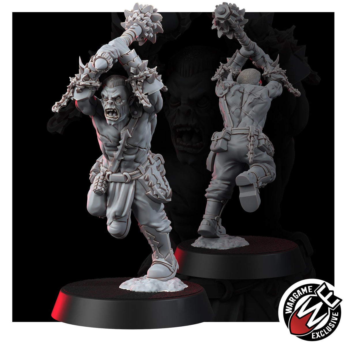 Chaos Renegades Of Pain Killer Team – Chaos Proxy, Wargame Exclusive – 3D printed 16K resin miniature – photo 4 of 10
