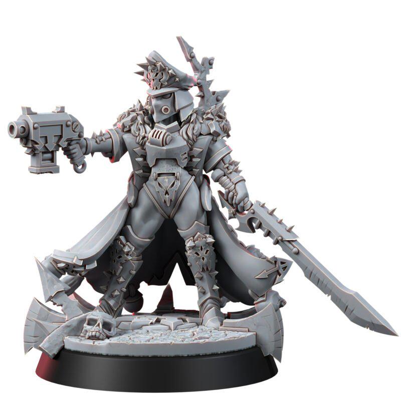 Chaos Renegades – Chaos Proxy, Wargame Exclusive – 3D printed 16K resin miniature – photo 7 of 7