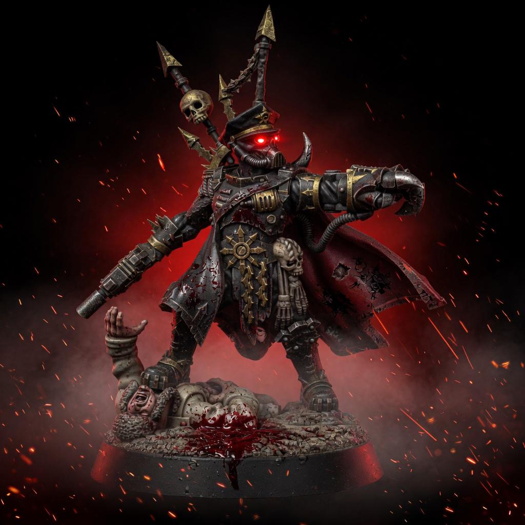Chaos Renegades Of Pain General – Chaos Proxy, Wargame Exclusive – 3D printed 16K resin miniature – main photo