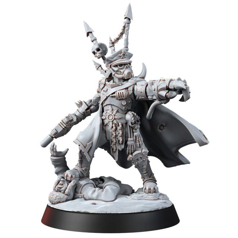 Chaos Renegades Of Pain General – Chaos Proxy, Wargame Exclusive – 3D printed 16K resin miniature – photo 10 of 10