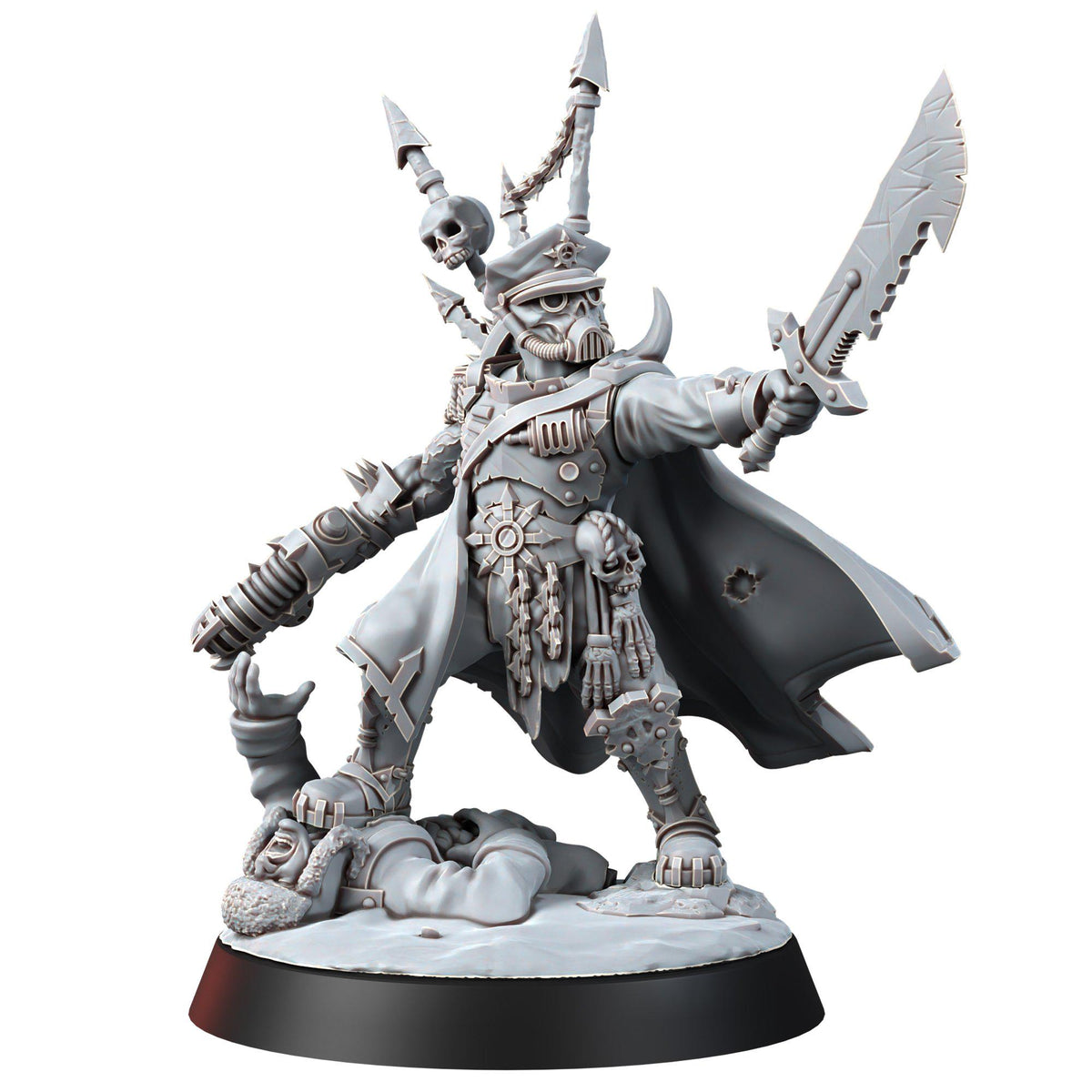 Chaos Renegades Of Pain General – Chaos Proxy, Wargame Exclusive – 3D printed 16K resin miniature – photo 6 of 10