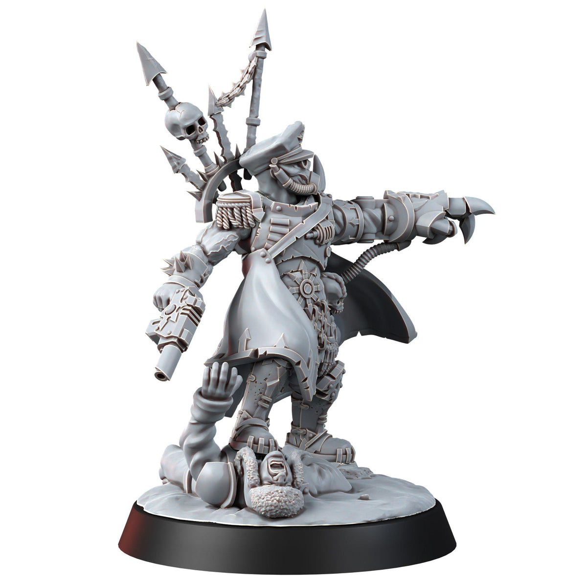 Chaos Renegades Of Pain General – Chaos Proxy, Wargame Exclusive – 3D printed 16K resin miniature – photo 2 of 10