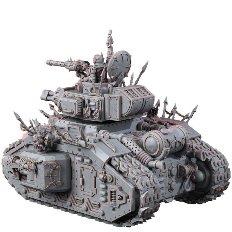 Chaos Degrader Battle Tank – Chaos Proxy, Wargame Exclusive – 3D printed 16K resin miniature – photo 7 of 10