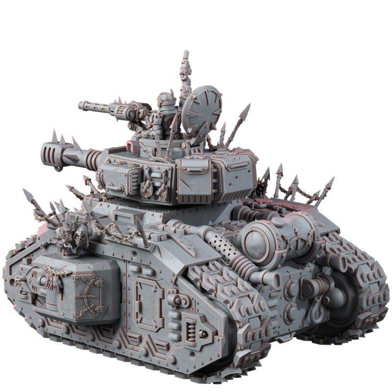 Chaos Degrader Battle Tank – Chaos Proxy, Wargame Exclusive – 3D printed 16K resin miniature – photo 4 of 10
