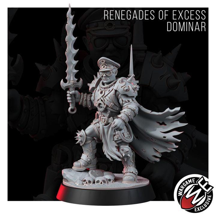 Renegades Of Excess Dominar – Chaos Proxy, Wargame Exclusive – 3D printed 16K resin miniature – photo 5 of 5