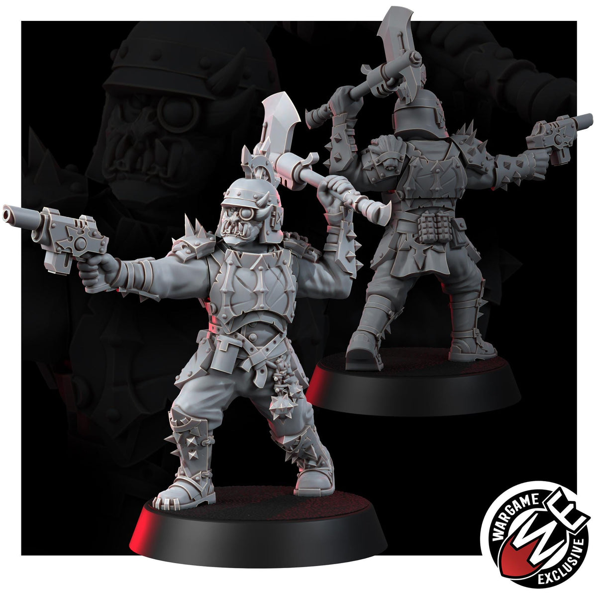 Chaos Renegades Of Pain Command Squad – Chaos Proxy, Wargame Exclusive – 3D printed 16K resin miniature – photo 7 of 10