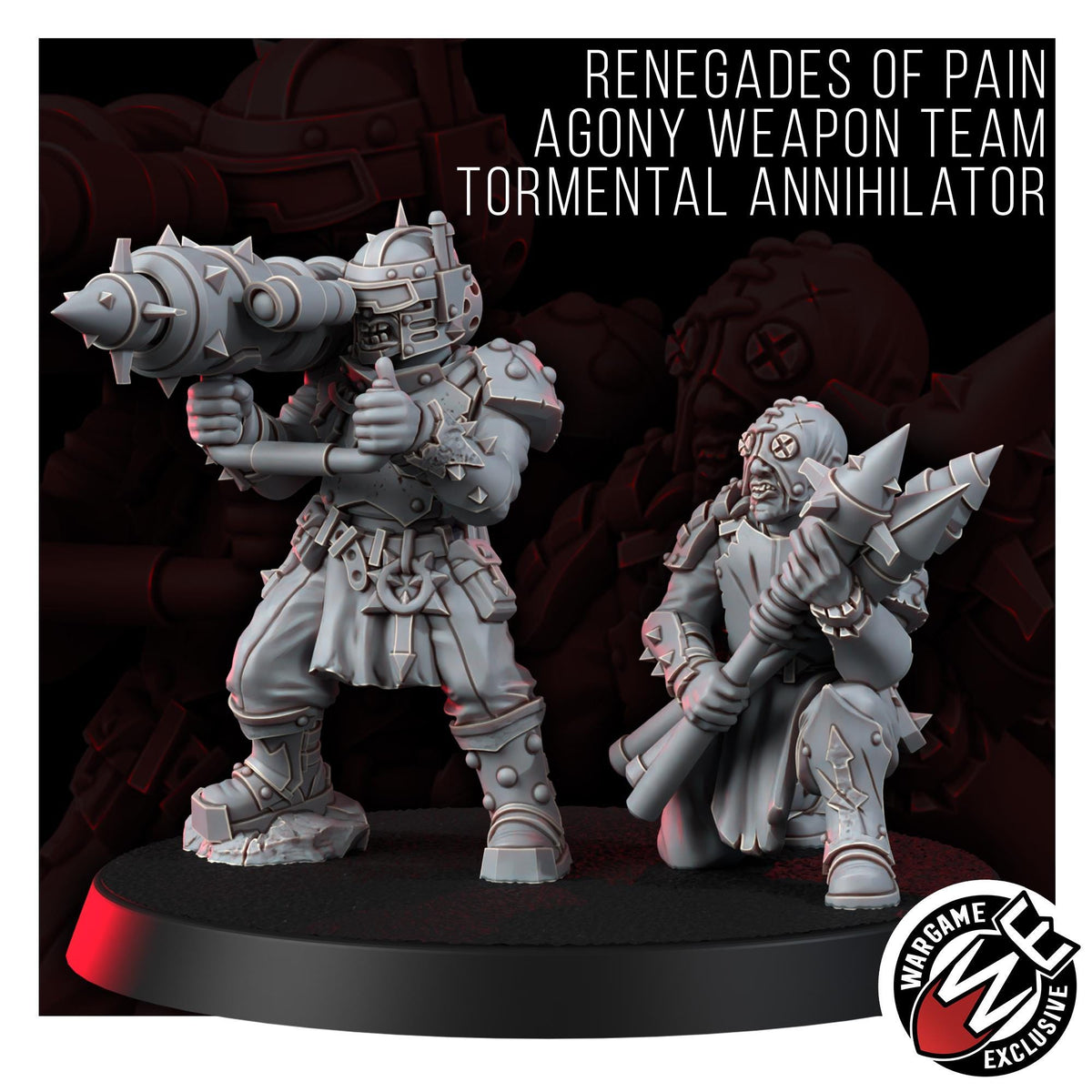 Chaos Renegades Of Pain Agony Weapon Team Tormental Annihilator – Chaos Proxy, Wargame Exclusive – photo 6 of 7