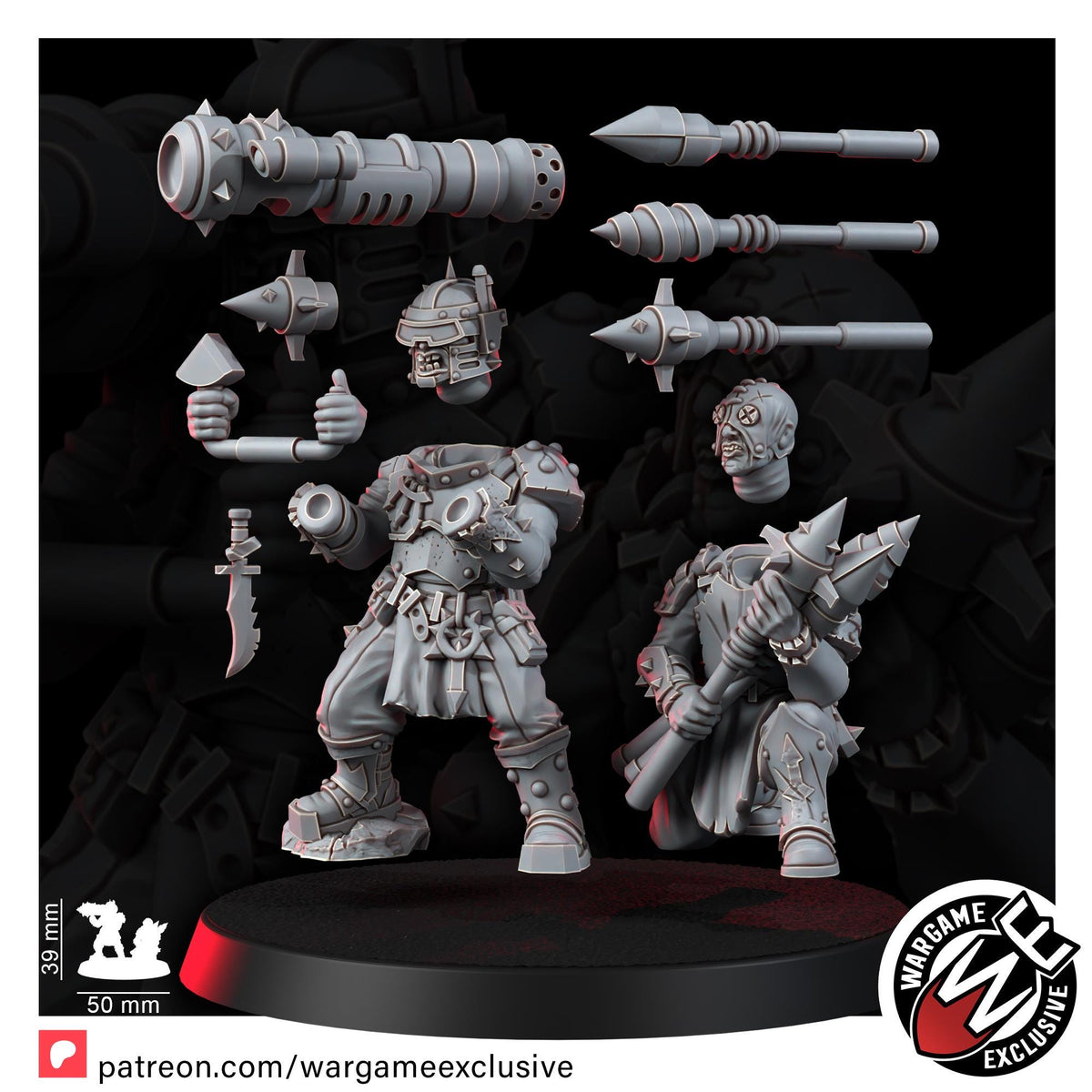 Chaos Renegades Of Pain Agony Weapon Team Tormental Annihilator – Chaos Proxy, Wargame Exclusive – photo 4 of 7