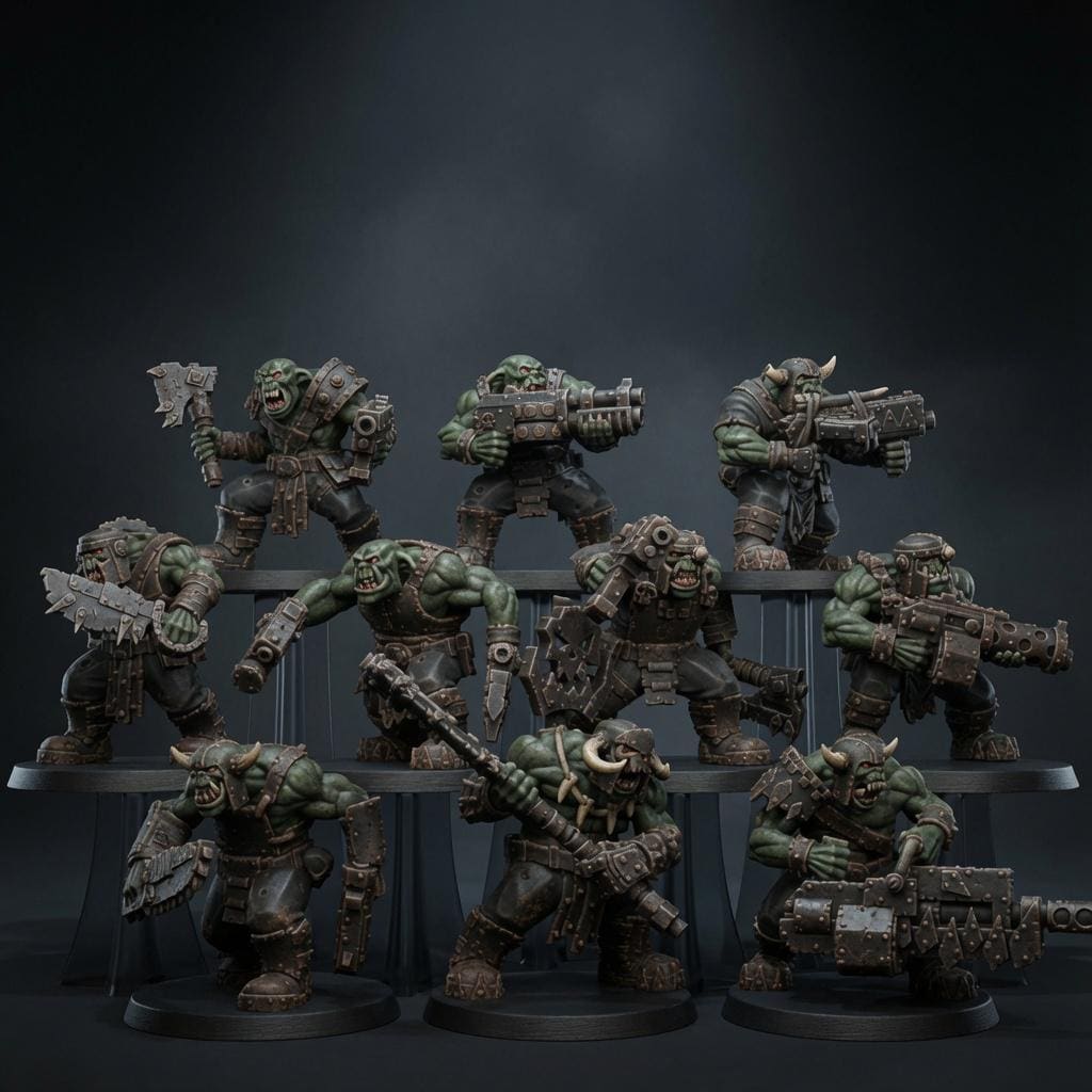 Orks Orkaz Bros Infantry – Ork Proxy