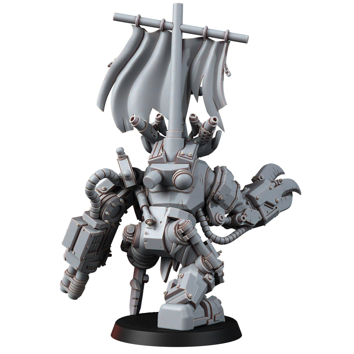 Ork Mega Armoured Bulorks – Ork Proxy, Wargame Exclusive – 3D printed 16K resin miniature – photo 11 of 12