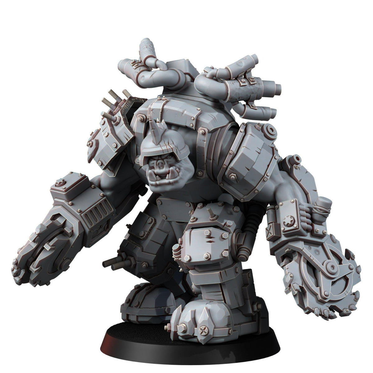 Ork Mega Armoured Bulorks – Ork Proxy, Wargame Exclusive – 3D printed 16K resin miniature – photo 4 of 12